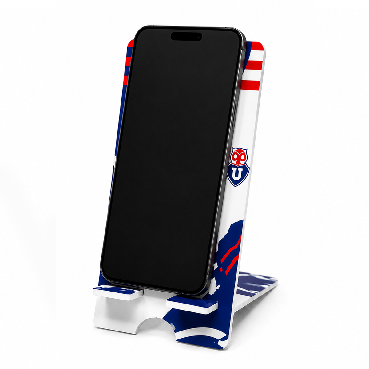 Soporte acrílico celular camiseta 2026 blanca - Imagen 3
