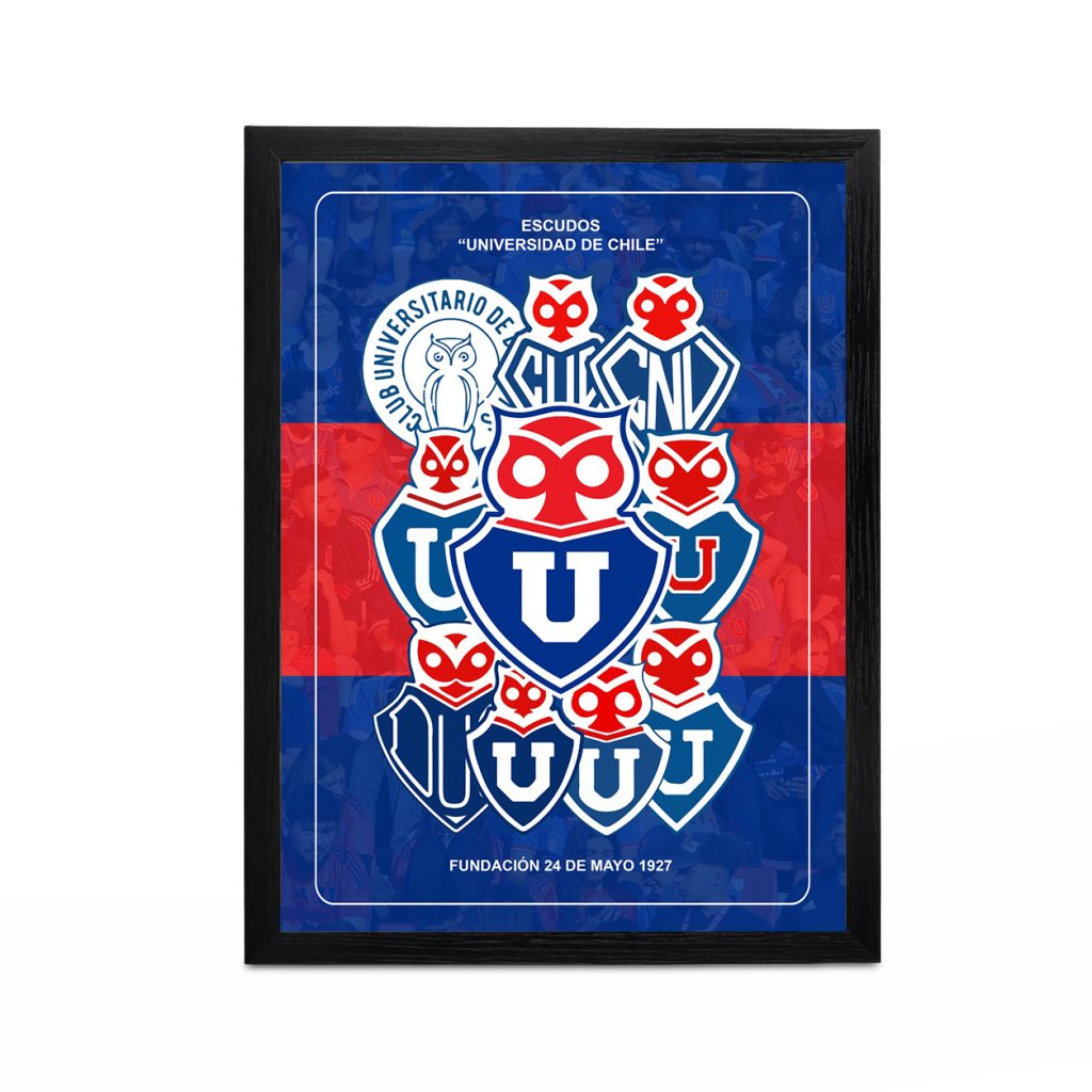 Cuadro Insignias Históricas U de Chile