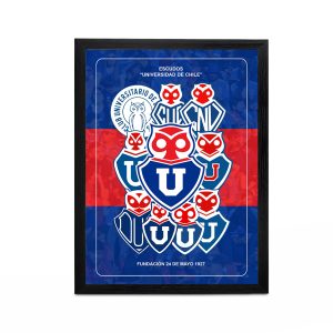 Cuadro Insignias Históricas U de Chile