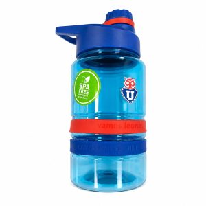Botella líneas de la U de Chile